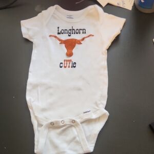 Univ. Of Texas Longhorn Cutie 24m Baby Onesie